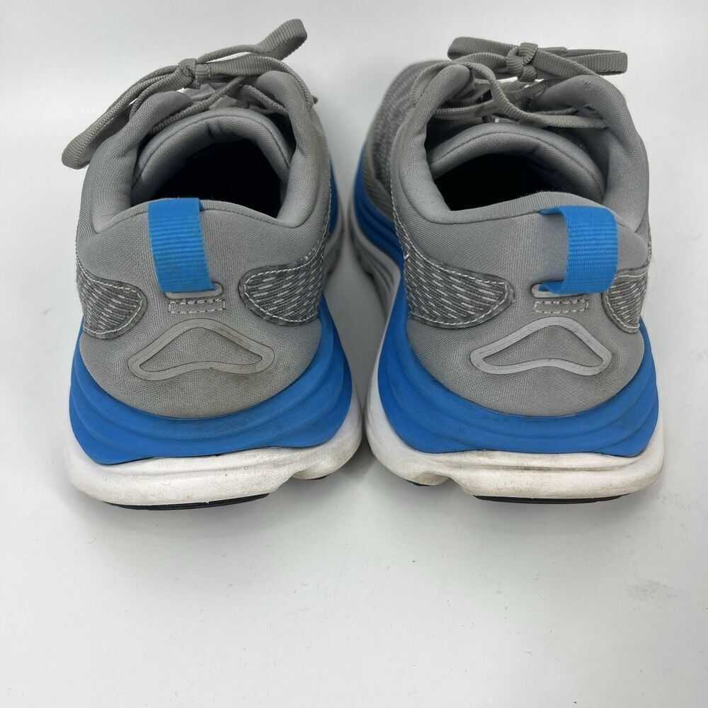Hoka One One Gaviota 5 Shoes Size 9.5D Mens Gray Blue Road Running Comfort Gym - Picture 3 of 11